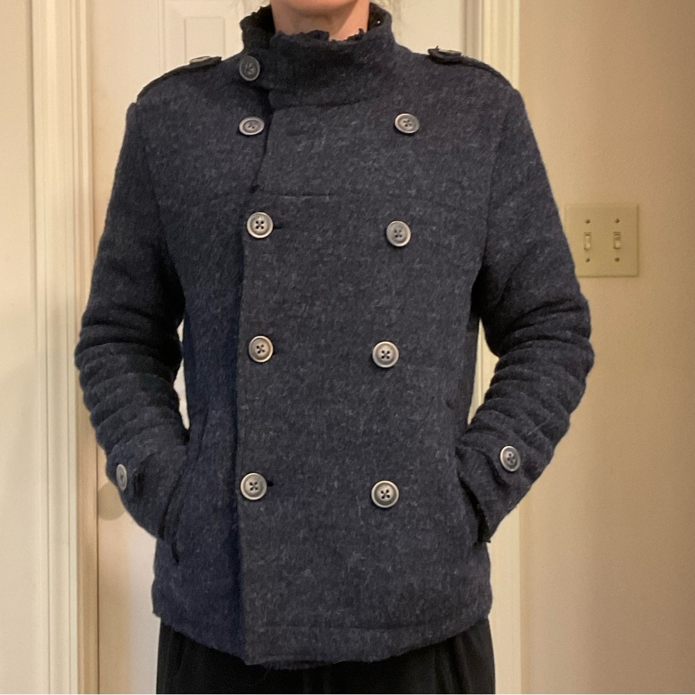 Zara Knitwear Jacket, Youth Size 13 - 14, Double Breasted, Decorative Buttons - Picture 14 of 14